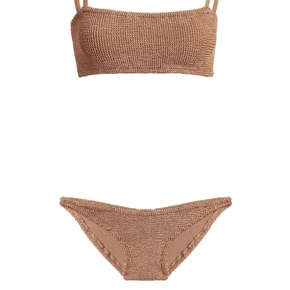 Hunza G Gigi Bikini Metallic Bronze